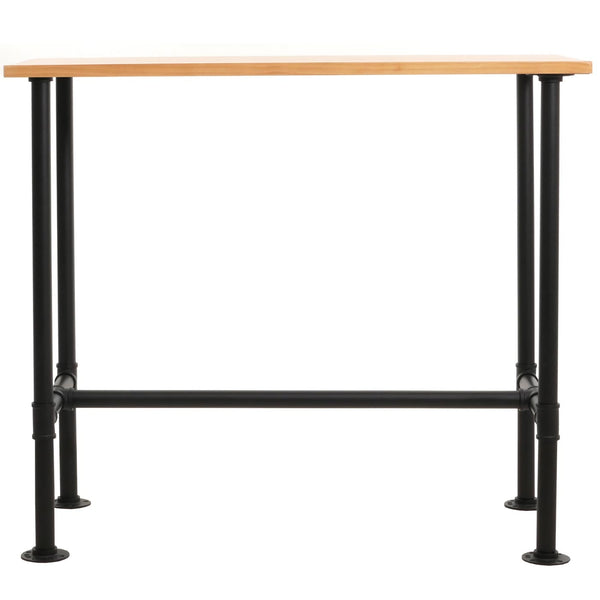 Bartisch Thekentisch Bistrotisch Industrial Holz Metall 108x120x61cm natur