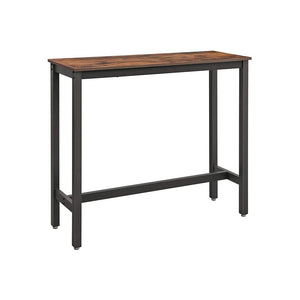 Bartisch rechteckig 120x40cm Braun