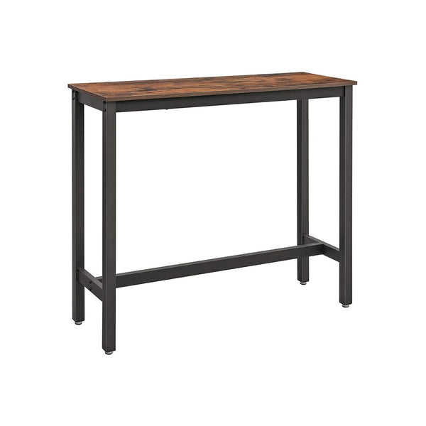 Bartisch rechteckig 120x40cm Braun