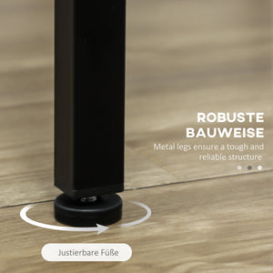 Bartisch Set mit 4 Hockern im Industrie Design rustikal kompakt