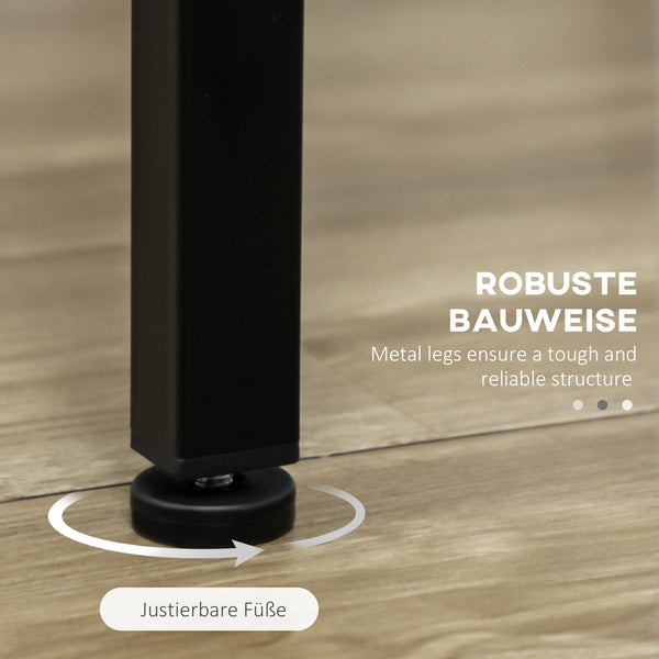 Bartisch Set mit 4 Hockern im Industrie Design rustikal kompakt