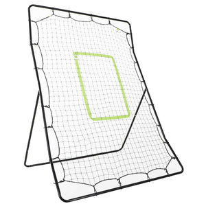 Baseball Rebounder tragbar Rückprallwand 123x174cm Schwarz
