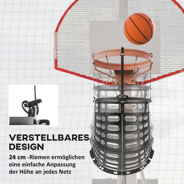 Basketball Rebounder höhenverstellbar drehbar Kunststoff schwarz