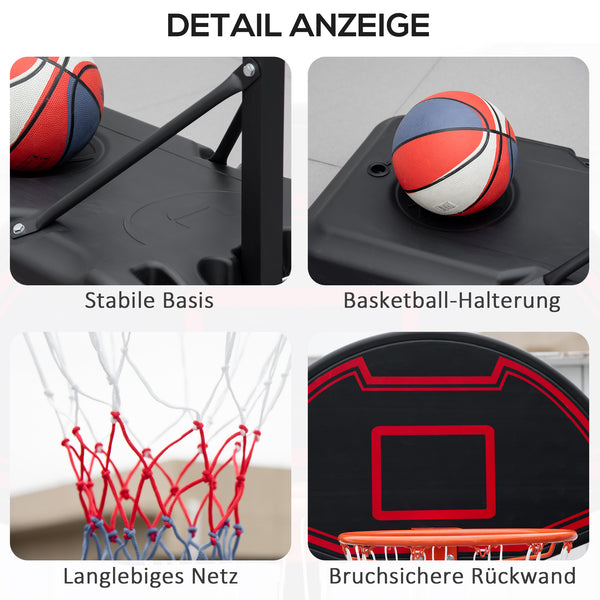 Basketballkorb höhenverstellbar stabil Outdoor