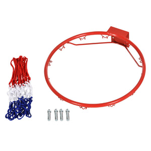 Basketballkorb mit Netz Stahl & Nylon 46cm