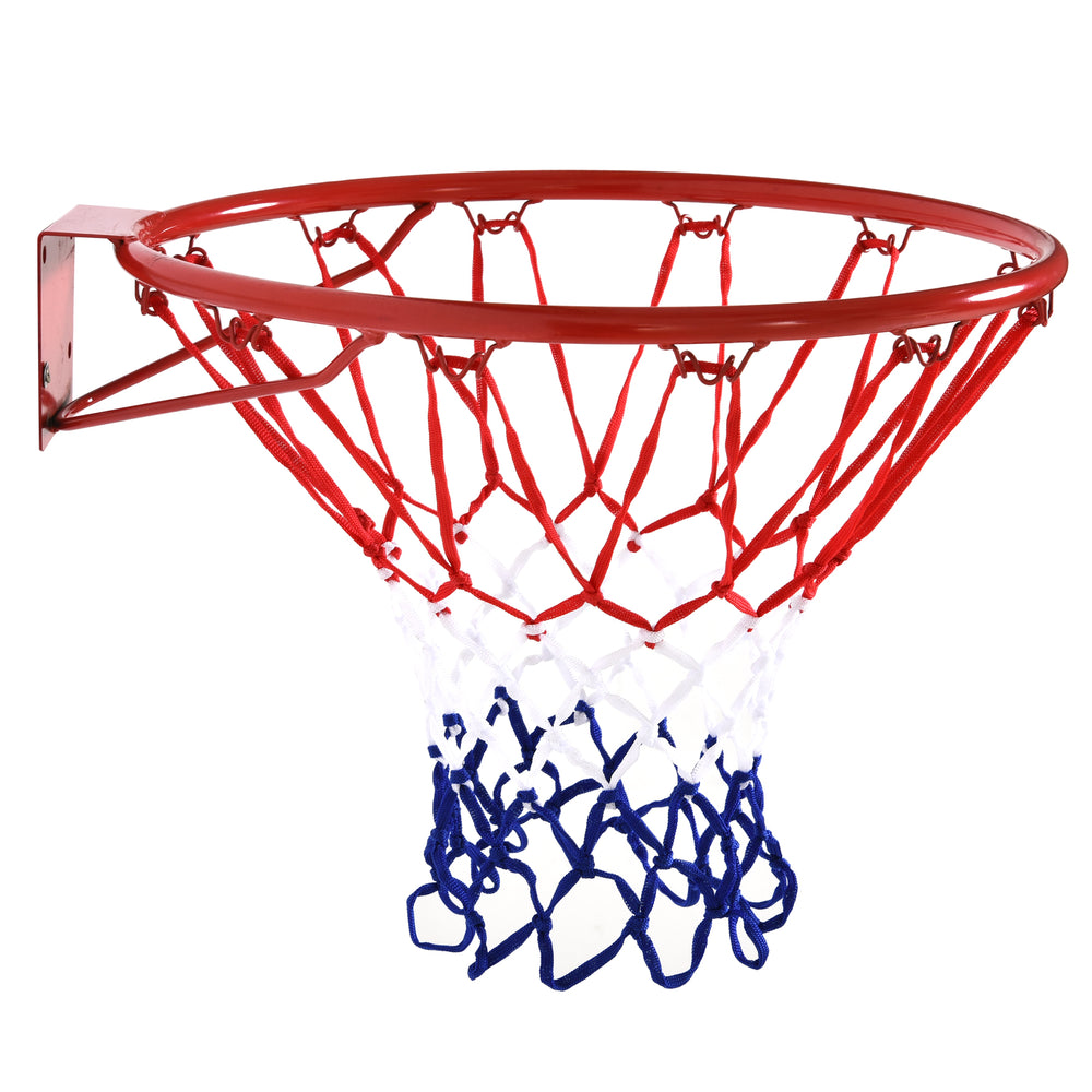 Canestro da basket con rete, acciaio e nylon, 46 cm