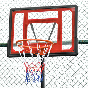 Basketballständer Outdoor höhenverstellbar 160-210cm mit Rollen 83x59cm