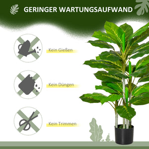 Baum Kunstpflanze künstlich mit Topf für Wohnzimmer 95cm