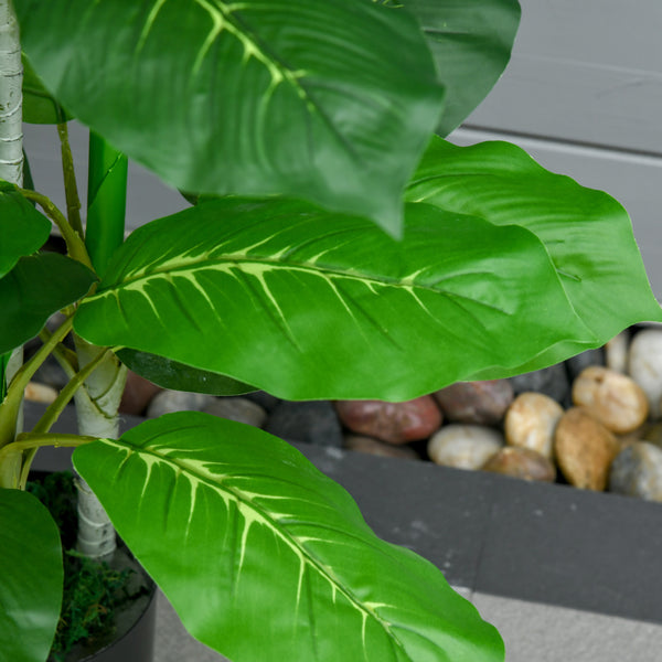 Baum Kunstpflanze künstlich mit Topf für Wohnzimmer 95cm