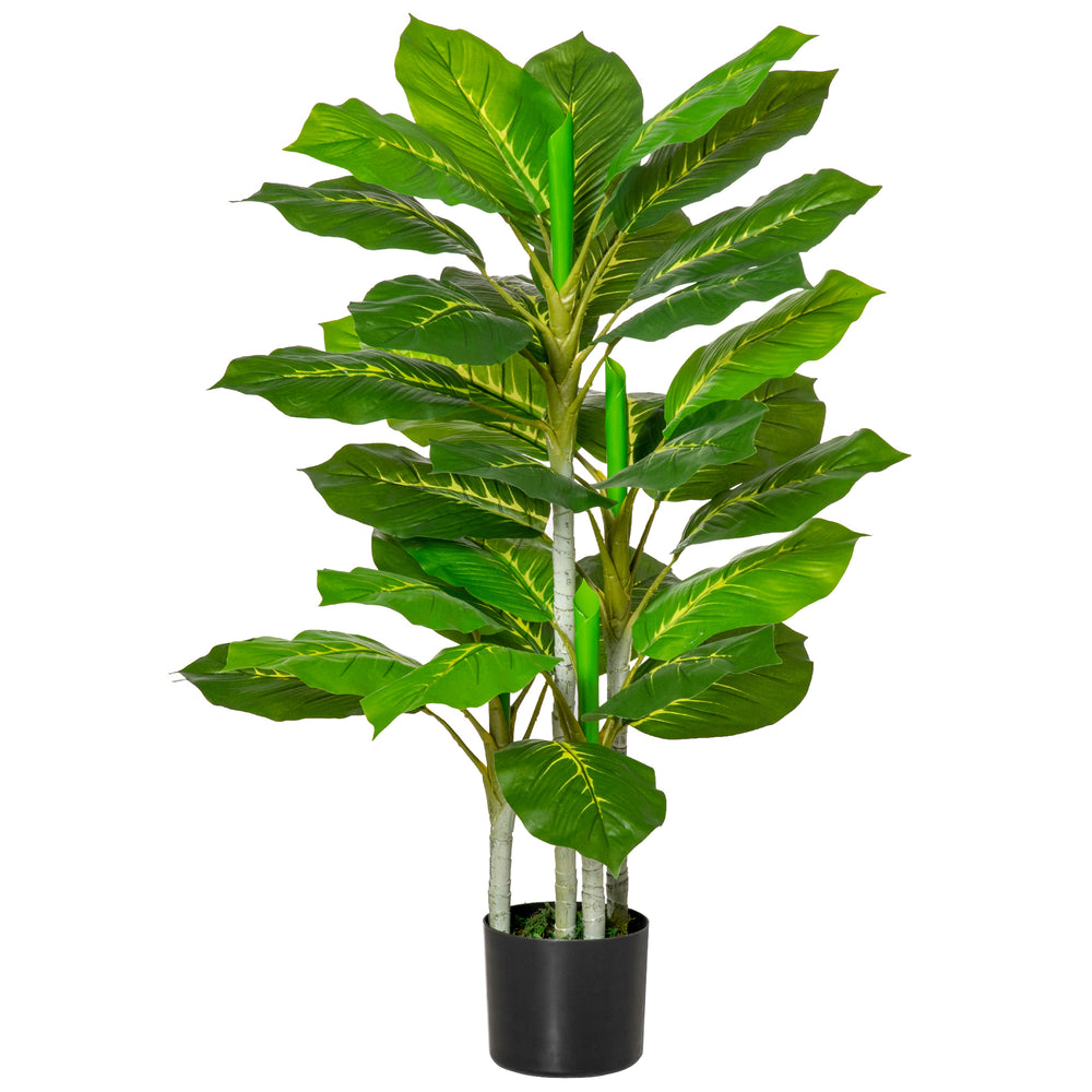 Baum Kunstpflanze künstlich mit Topf für Wohnzimmer 95cm