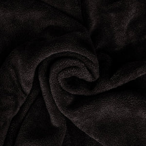 2x Kuscheldecken mit Ärmeln, 200x170cm, schwarz
