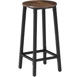 Set Barhocker Corby Industrial Holz dunkel, rustikal 4er Set