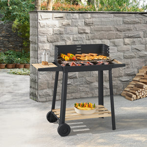 Carrello BBQ Grill Austin 78x86x30cm Nero