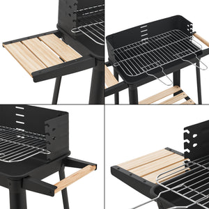 Carrello BBQ Grill Austin 78x86x30cm Nero