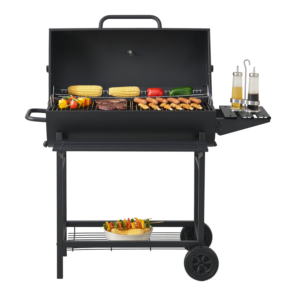 BBQ-Wagen Grill Dallas 95x108x61cm Schwarz