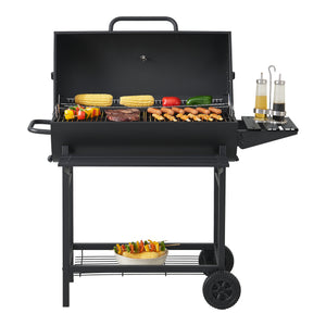 BBQ Cart Grill Dallas 95x108x61cm Black