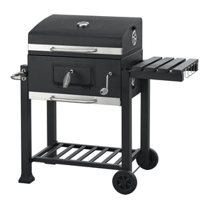 Chariot de barbecue Houston 105x114x47,5cm Noir