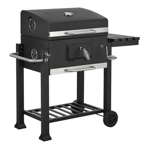 Chariot de barbecue Houston 105x114x47,5cm Noir