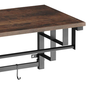 Hängegarderobe Westwood 66x30x27cm Industrial dunkelbraun
