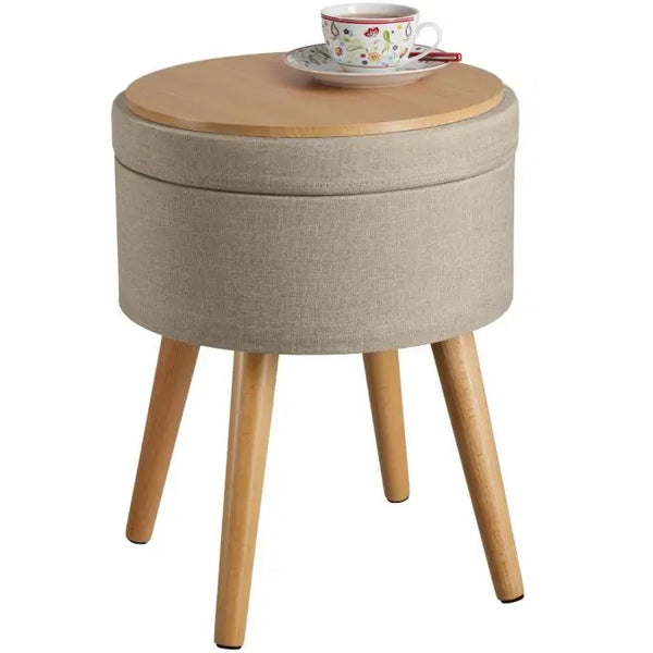 Sitzhocker mit Stauraum Yara Sand
