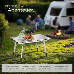 Campingtisch Tina silber