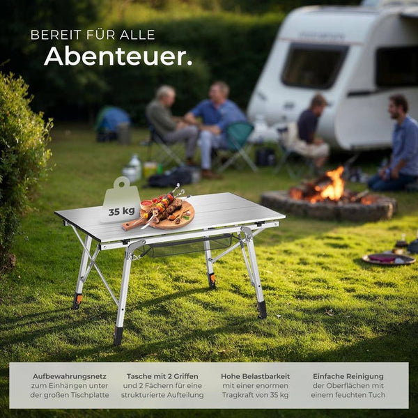 Campingtisch Tina silber