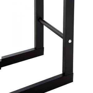 Kaminholzständer Kaminholzregal 100kg Stahl Schwarz