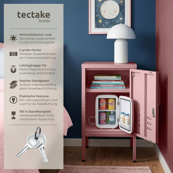 Nachttisch Baker mit Magnetverschluss rosa
