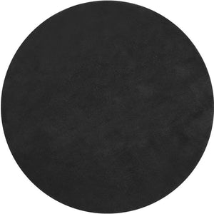 Short pile carpet Soft Zone black Ø 120 cm 