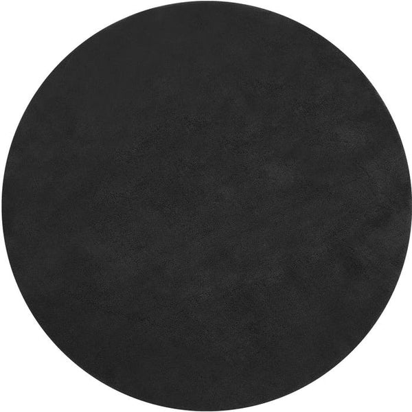Short pile carpet Soft Zone black Ø 120 cm 
