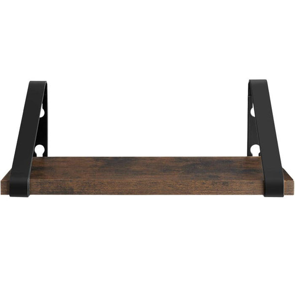 3 Hängeregale Cowell Industrial dunkelbraun