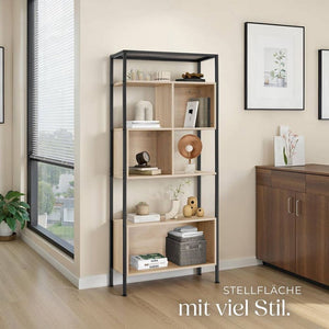 Regal Hastings Industrial Holz hell, Eiche Sonoma