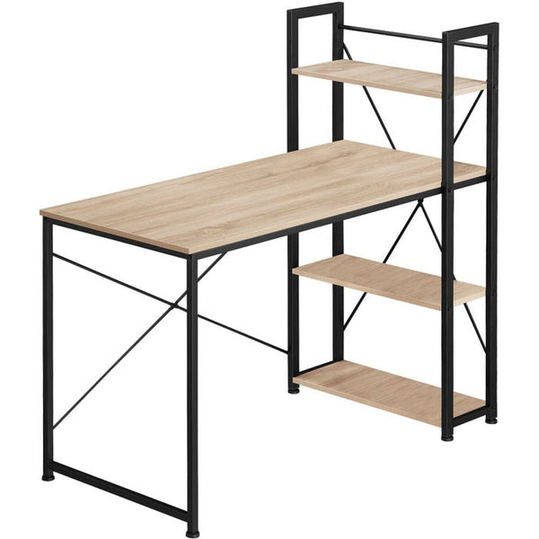 Computer-Schreibtisch Hershey 122x61x120cm Industrial hellbraun