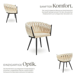 Esszimmerstuhl Astano Sand 2er Set