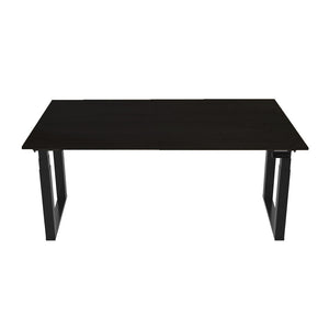CONTINI höhenverstellbarer Bürotisch 1.6x0.8m schwarz / Gestell ET223Q schwarz