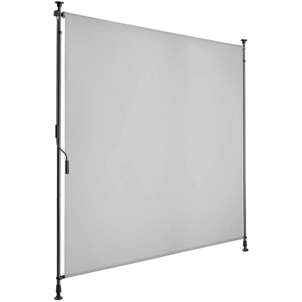 Klemmmarkise Taija hellgrau 150 x 310 cm