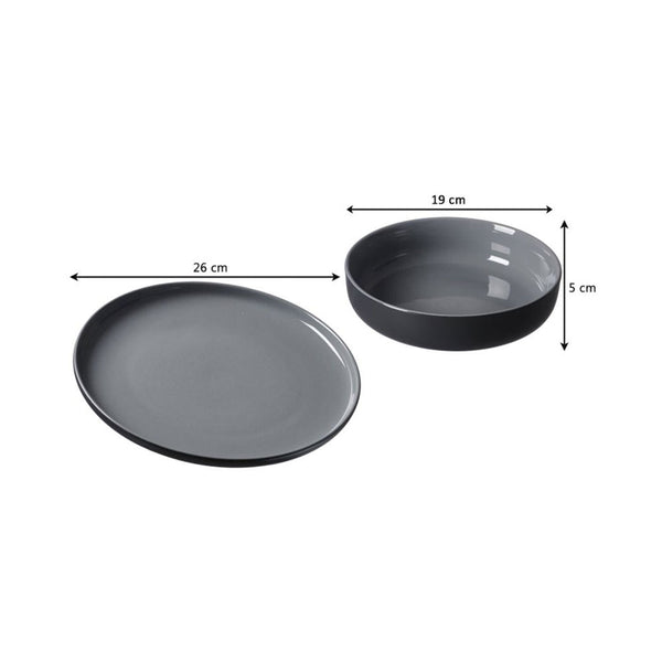 Ritzenhoff & Breker Jasper Tafelservice 8-teilig schwarz