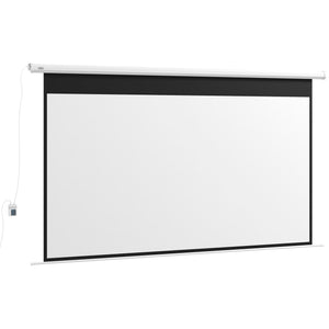 Beamer Leinwand motorisiert für Heimkino 16:9 120 Zoll weiss