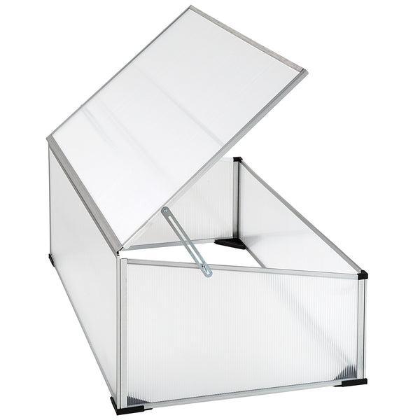 Frühbeet 102 x 61 x 41 / 31 cm