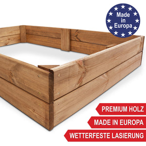 Beetrahmen Holz 3er Set stapelbar nachhaltig