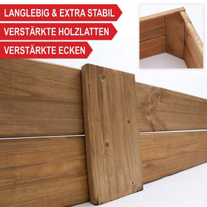 Beetrahmen Holz 3er Set stapelbar nachhaltig