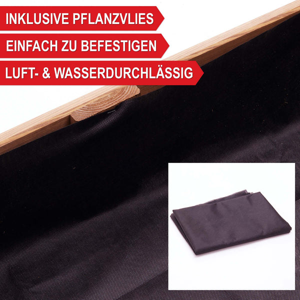 Beetrahmen Holz 3er Set stapelbar nachhaltig