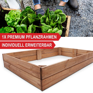 Beetrahmen Holz 3er Set stapelbar nachhaltig
