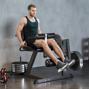 Beinstrecker Fitnessgerät verstellbar mit Rückenlehne für Zuhause