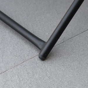 Beistelltisch klappbar für Garten Balkon Terrasse Polyrattan grau