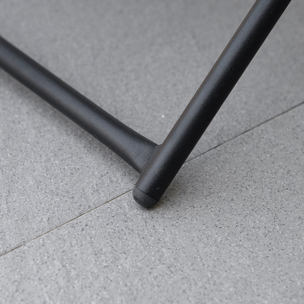 Beistelltisch klappbar für Garten Balkon Terrasse Polyrattan grau