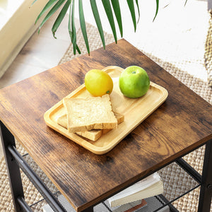 Beistelltisch Metalltisch mit Netzregalen IndustrialVIBE