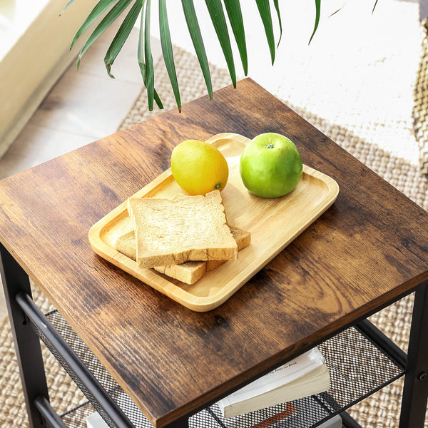 Beistelltisch Metalltisch mit Netzregalen IndustrialVIBE