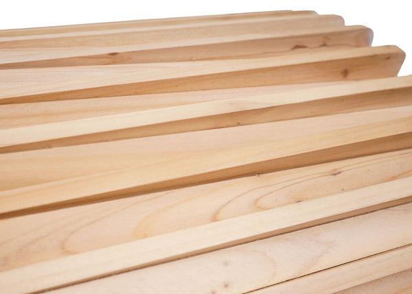 Beistelltisch Couchtisch Loungetisch Tanne Holz Ø51cm natur-weiss