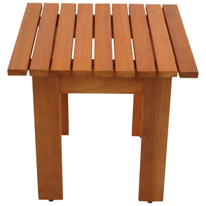 Gartentisch Beistelltisch RIJEKA 46x46cm Eukalyptus geölt Braun